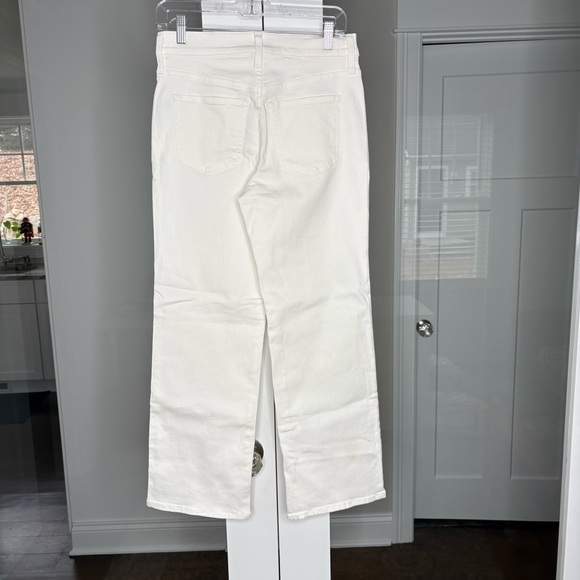 NWT J. Crew Petite Lower-rise Full-length Slim-wide Jean White Denim - Picture 3 of 6